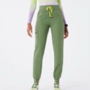 women's Fern High Waisted Zamora - Petite Jogger Scrub Small